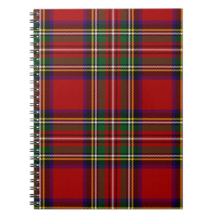 Pix Dezines tartan, Stewart-Clan Notizblock