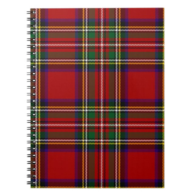 Pix Dezines tartan, Stewart-Clan Notizblock (Vorderseite)