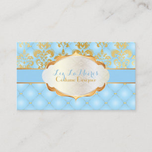 Pix Dezines Vintager Lys-Damast Visitenkarte