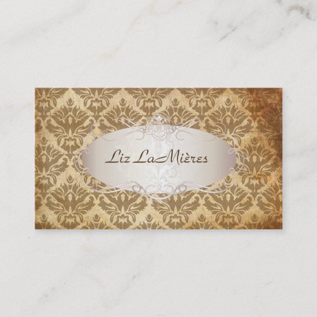 Pix Dezines Vintager Sabindamast Visitenkarte (Vorderseite)