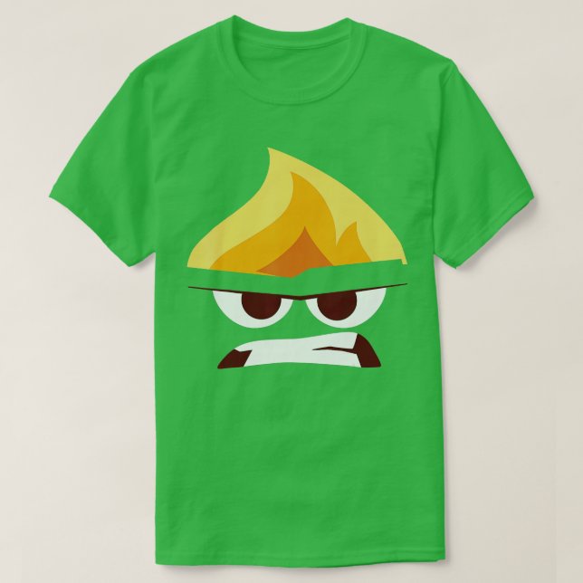 Pixar Inside Out Angry Face Halloween T-Shirt (Design vorne)