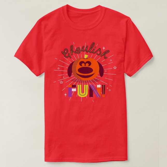PIXAR Up Dug Halloween Ghoulish Fun T-Shirt (Design vorne)