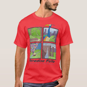 Pixar up Paradise Falls Summer Camp Plätze T-Shirt