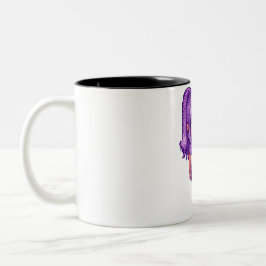 Pixart lila Haar Zweifarbige Tasse