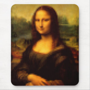 Pixated Mona Lisa Mousepad