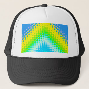 pixated Mountain Blue Truckerkappe