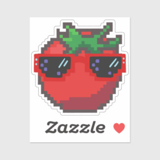 Pixated Tomato Aufkleber