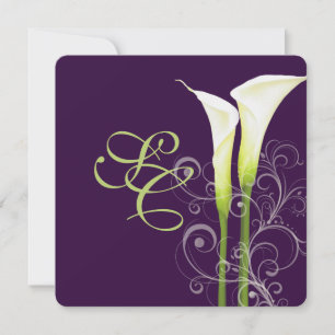 PixDezin Calla Lilien/DIY-Hintergrund Einladung