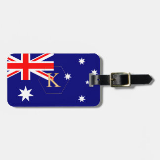 PIXDEZINE AUSTRALISCHE FLAGGE + DIY-MONOGRAM GEPÄCKANHÄNGER