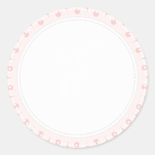 PixDezine DIY Monogramm+DIY Farb-/Antiquitätenroll Runder Aufkleber