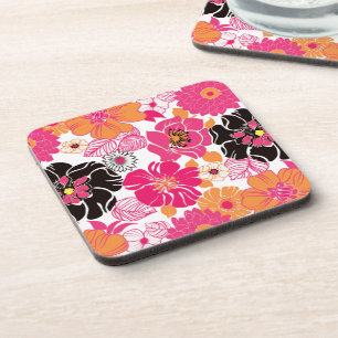 PixDezine Frohe/DIY Hintergrundfarbe Untersetzer