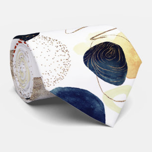 PIXDEZINE H2 MODERNE ABSTRAKTE BIO FORMEN KRAWATTE