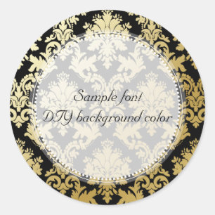 PixDezine la paloma, dunkelbraune Farbe Runder Aufkleber