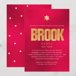 PixDezine Minimalistischer RED HOT CHILI PEPPER Mi Einladung