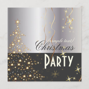 PixDezine Sparkling Weihnachtsbaum Einladung