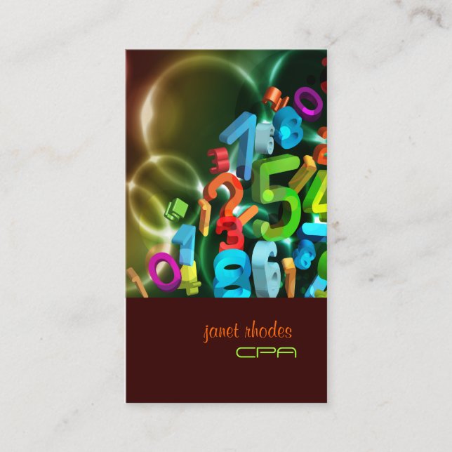 PixDezines 123, CPA/Farbstoffe Visitenkarte (Vorderseite)