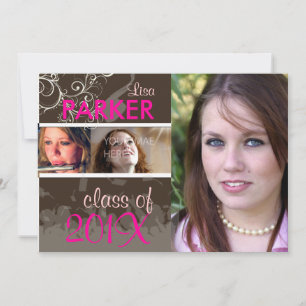 PixDezines 2011 Abschluss/Foto/Cap+Gown Einladung