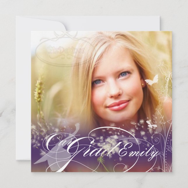 PixDezines 2012 Grad Foto+Düstern Einladung (Vorderseite)