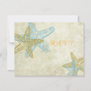 PixDezines 4,25"x5,5" rsvp, Seestern für 5x7 RSVP Karte