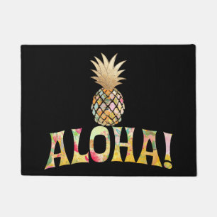 PixDezines Aloha Ananas/DIY-Hintergrund Fußmatte
