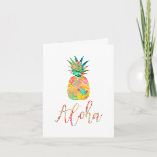 PixDezines Aloha Ananas/DIY Hintergrund Karte