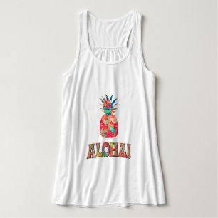 PixDezines Aloha Ananas Tank Top