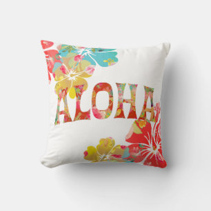 PixDezines Aloha Hibiskus DIY Hintergrund Kissen