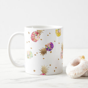 PixDezines Aloha Pineapples Muster Tasse