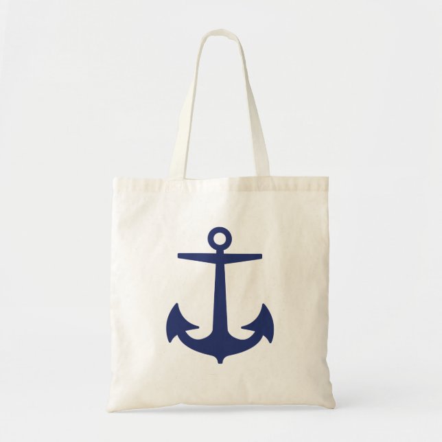 PixDezines Anchor/Nautical Wedding Begrüßung Bags Tragetasche (Vorne)