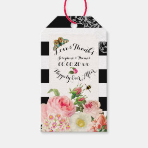 PixDezines antike Rosen/Victorian/DIY-Hintergrund Geschenkanhänger