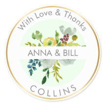 PixDezines Aquarellblume/Ranunculus/Vielen Dank