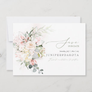 PixDezines Aquarellcreme Blush Rose Save The Date