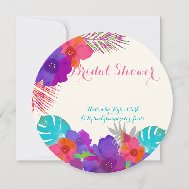 PixDezines bali kai/DIY Hintergrund+Schriftart Einladung (Vorderseite)