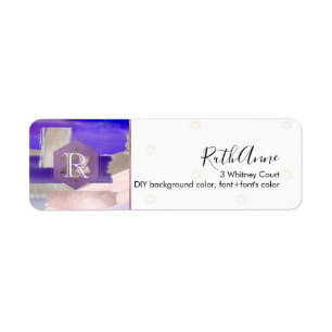 PixDezines Bat Mitzvah Lila Violet Wasserfarbe