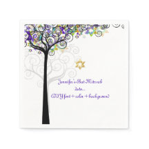 PixDezines BAUM DES LEBENS/BAT MITZVAH/LILA