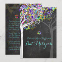 PixDezines-Baum des Lebens Bat Mitzvah/Tafel
