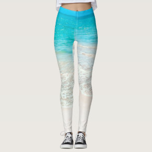 PixDezines Beach/Weißer Sand Leggings