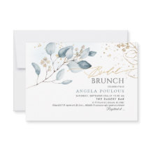 PixDezines Blue Gum Eucalyptus Bridal Brunch