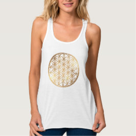PixDezines Blume des Lebens / Imitate Gold Tank Top