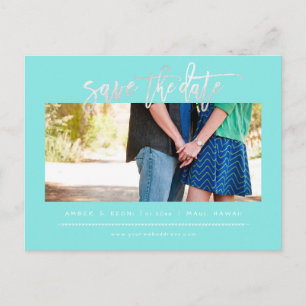 PixDezines Blush Imitate Platinum Modernes Pinsels Ankündigungspostkarte