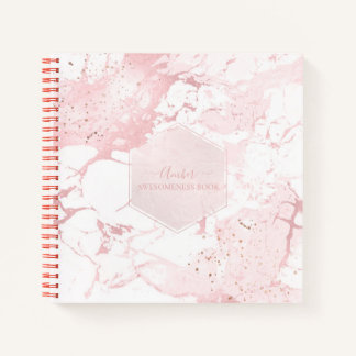 PIXDEZINES BLUSH MARMOR JOURNAL NOTIZBUCH