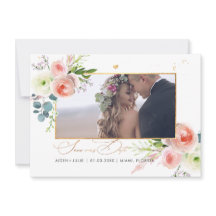 PixDezines Blush Pink Peonies Save the Date