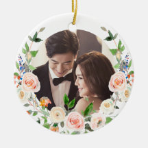 PixDezines Blush Rose Kranz, Erste Weihnachten