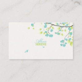 PixDezines-Blüten/Farbton Visitenkarte