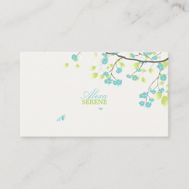 PixDezines-Blüten/Farbton Visitenkarte (Vorderseite)