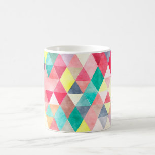 PixDezines Boho Geometrische/verstellbare Dreiecke Tasse