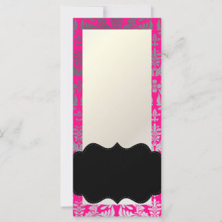 PixDezines Boroque Damask/Silver DIY Hot Pink