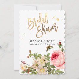 PixDezines Brautparty Rose Garten/DIY Background Einladung