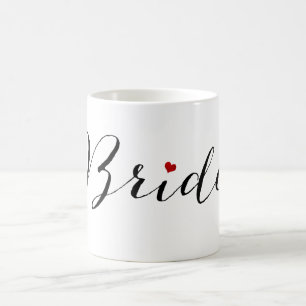 PixDezines Bride/Moderne Schrift Tasse