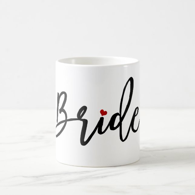 PixDezines Bride/Modernes Skript Tasse (Mittel)